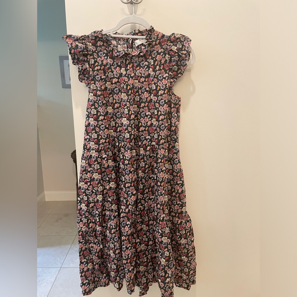 Sea floral dress, size 6, excellent condition.